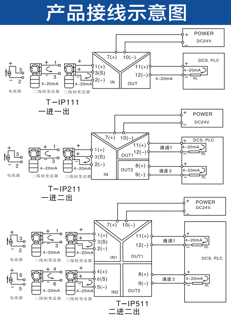 ���������룬�̵����������դ4-20mA�źŸ�����ģ��һ�����һ��0-5V 0-10������ת��ѹ������